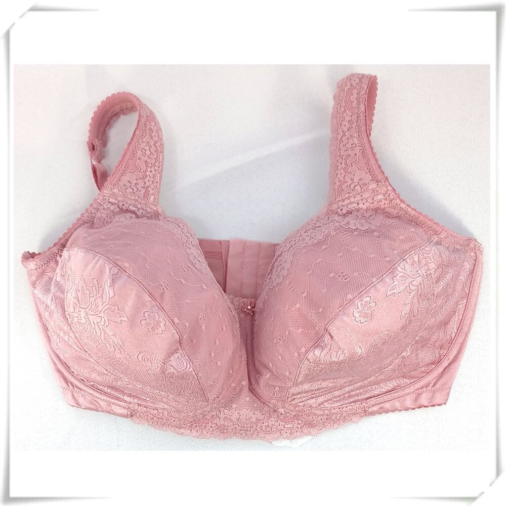 Comfort Lace Full Coverage Bra - Pink